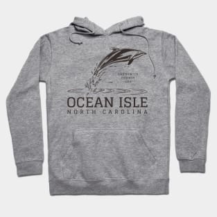 Ocean Isle, NC Dolphin Summertime Vacation Hoodie